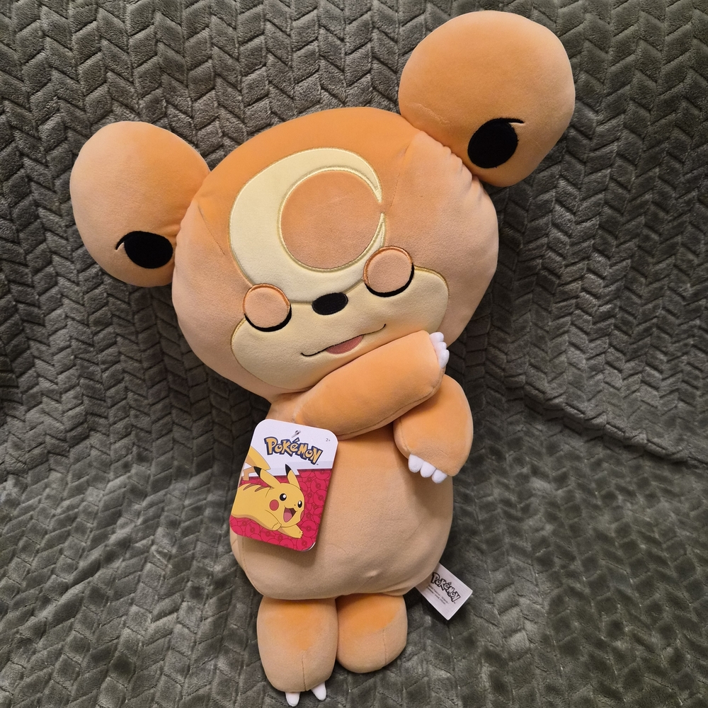 Pokemon Sleeping Teddiursa Giant 18" Stuffed Plush